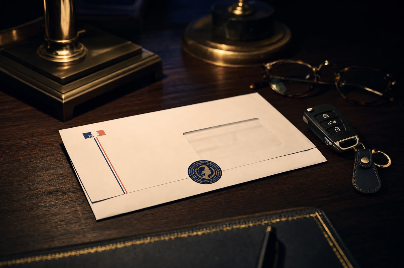 Avis de contravention reçu par courrier