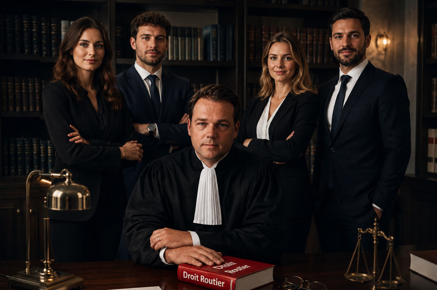 Maître Benjamin Iosca et son équipe — cabinet de droit routier