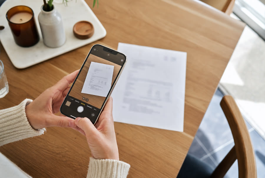 Photographier son avis de contravention avec un smartphone
