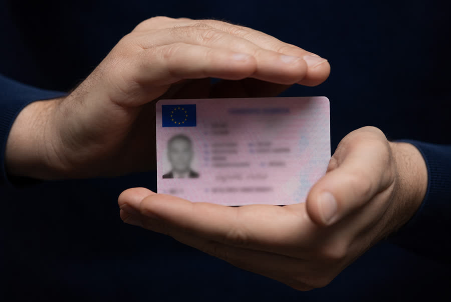 Permis de conduire français protégé